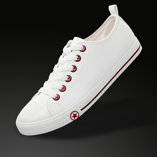 透气布鞋 小白鞋 子白鞋 薄底学生帆布鞋 子 潮流鞋 男板鞋 韩版 新品 夏季