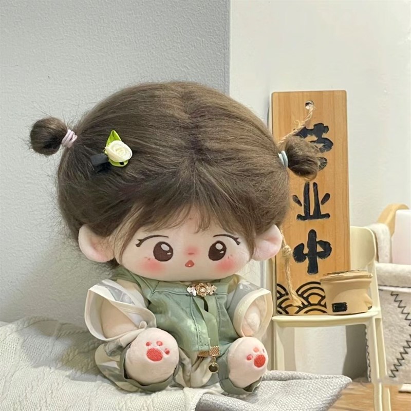 新品娃衣20cm棉花娃娃衣服汉服古风中式玩偶公仔替换装中国风套装