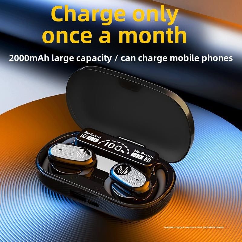 挂耳式无线蓝牙耳机新品车载运动双耳降噪大容量超长续航手机通用