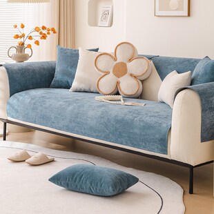 现代简约沙发盖布四季通用防滑坐垫沙发套防猫爪不粘毛防水沙发垫