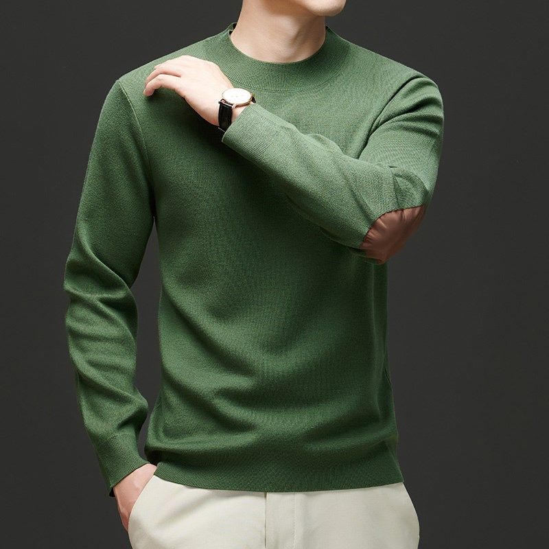 【500克四平加厚】可机洗16针精纺丝羊绒衫男半高领羊毛衫厚毛衣,男装,针织衫/毛衣,淘宝优惠券,粉丝福利购,淘宝优惠卷