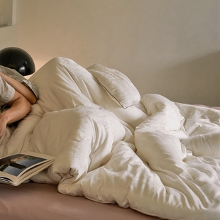 35%柔软大豆纤维被双人薄被空调被拉链子母春秋被芯冬季 保暖被子