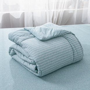 可水洗天竺棉纯棉春秋被芯单双人学生宿舍轻薄四季 暖气房被子冬被