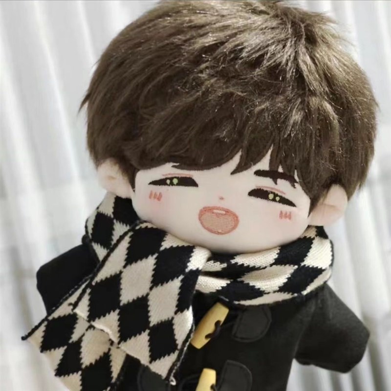 成毅属性嘻嘻棉花娃娃20cm超高颜值毛绒玩偶超可爱同人公仔送女友