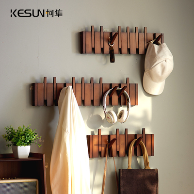进门玄关挂衣钩免打孔钢琴键挂衣架门后挂钩挂衣架墙上壁挂衣帽架