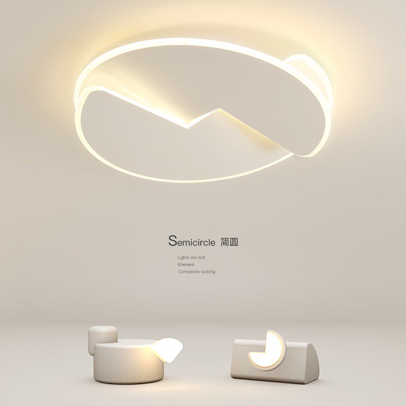 简约现代卧室灯创意LED吸顶灯极简客厅灯书房灯个性饭厅房间灯具