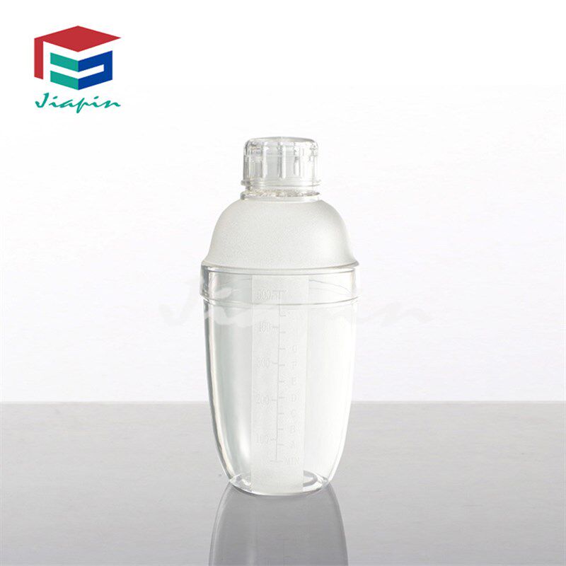 酒吧调酒奶茶店工具塑料雪克杯带刻度手摇摇杯雪克壶PC防摔调酒器