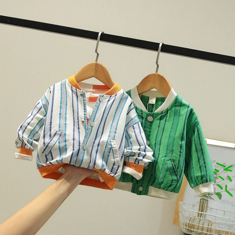 儿童外套2021新款男童春装婴儿洋气棒球服宝宝韩版薄款夹克秋款潮