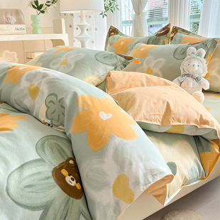 纯棉被套单件宿舍单人学生全棉被罩150x200家用被芯内胆套200x230