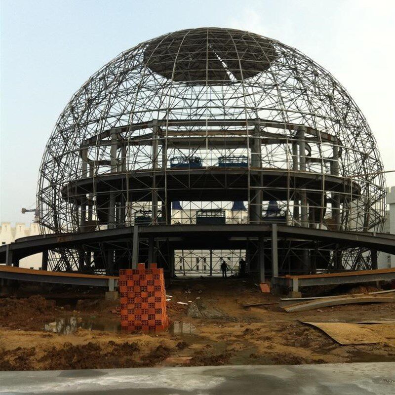 上海网架厂工程承包玻璃屋面 钢结构檩条雨篷结构工程网架屋面板