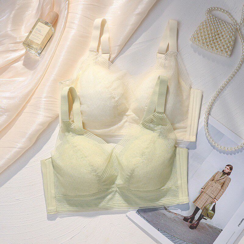大码内衣女胖妹妹薄款夏季大w胸显小收副乳防下垂透气无钢圈文胸