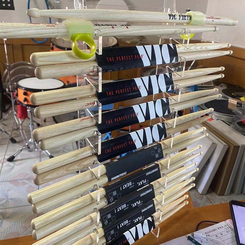 架子鼓鼓棒展示架 挂墙鼓棒展架 鼓棒展架 鼓棒架鼓棒展示架