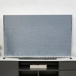 电视机防尘罩套2023年新款55英寸65寸75壁挂式罩子液晶纯色电视布