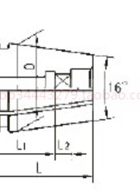 征宙直销 ER16G铣夹头ER20G夹丝锥ER2L5G攻牙丝内孔+四方防滑定长
