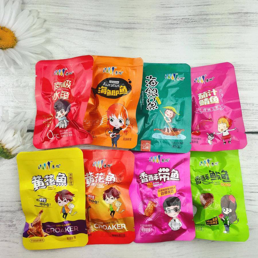 景旭香酥黄花鱼马鲛鱼带鱼茄汁鲭鱼儿童孕妇零食山东特产即食海鲜