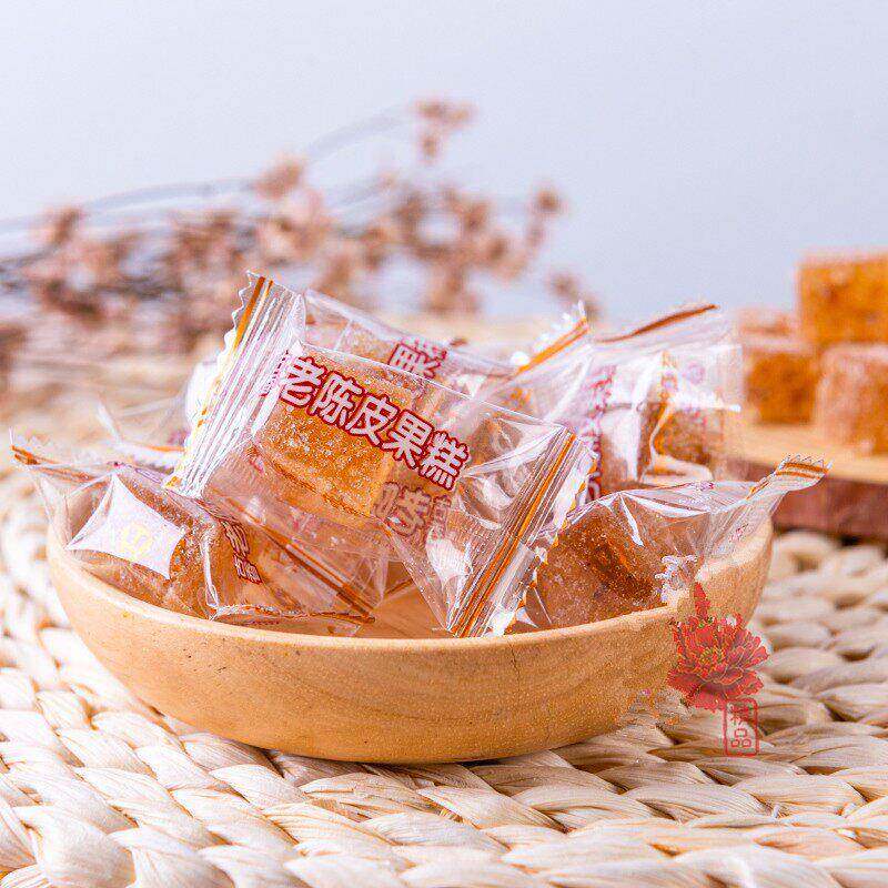 老陈皮果糕古香陈皮糕 软糖小吃美食糕点 网红零食包邮话梅糕散装