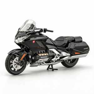 【盒装】华一1:12本钿GL1800合金摩托车模型仿真减震办公桌面摆件