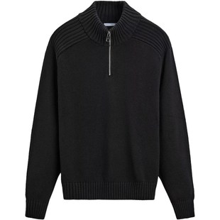 秋冬款 2893340简约休闲毛衣2893 男装 针织衫 340 半高领修身 柜429