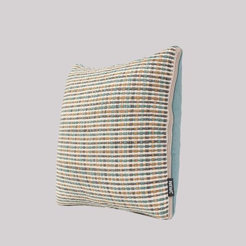 新宸优品春夏黄色撞色高端纯棉抱枕被子两用客厅沙发办公午睡靠枕