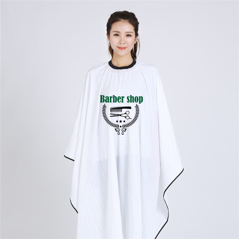 特大号理发围布发廊专用复古油头不沾发专业美发防静电剪发围布