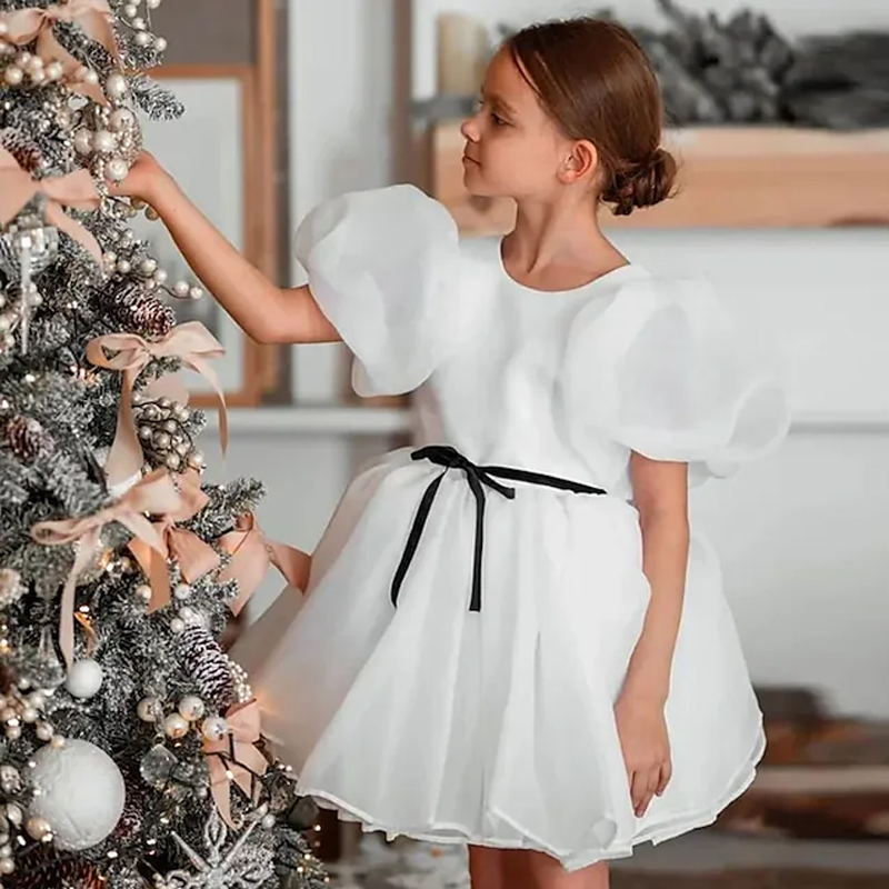 花童婚纱宝宝生日宴会公主裙儿童高端主持人朗诵小提琴演出晚礼服