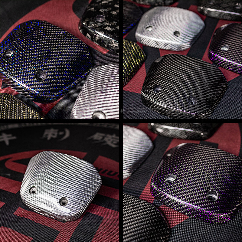 9号电动车E200P E100P系列摩托车改装碳纤维蜂窝斜纹锻造挡风板