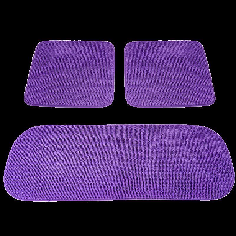 雪尼尔汽车坐垫单片毛绒车垫防滑免绑毛毛虫屁屁垫珊瑚绒冬季座垫