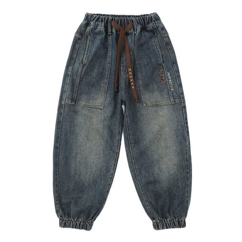 男童裤子春秋款2024新款儿童牛仔裤秋装中大童秋季长裤时髦加绒潮,童装/婴儿装/亲子装,儿童牛仔裤,淘宝优惠券,粉丝福利购,淘宝优惠卷