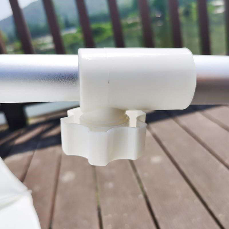 户外沙滩伞大号便携钓鱼伞遮阳防雨摆摊伞旋转摇头庭院花园太阳伞