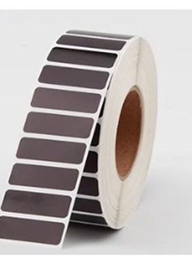 黑色合成纸标签纸100*80 60 70X50 40 30 20 10条码打印机白色碳