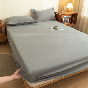 纯棉防水床笠单件隔尿透气防螨床垫罩全棉儿童防尘保护套200x220m