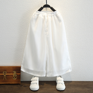 男童汉服薄款夏季2023新款 小少爷夏天古装儿童唐装中国风飞鱼服