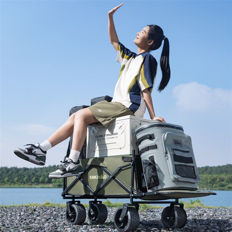 恩可莫露营车推车户外可折叠营地车儿童可躺野营小拖W车野餐手推,户外/登山/野营/旅行用品,户外营地车,淘宝优惠券,粉丝福利购,淘宝优惠卷