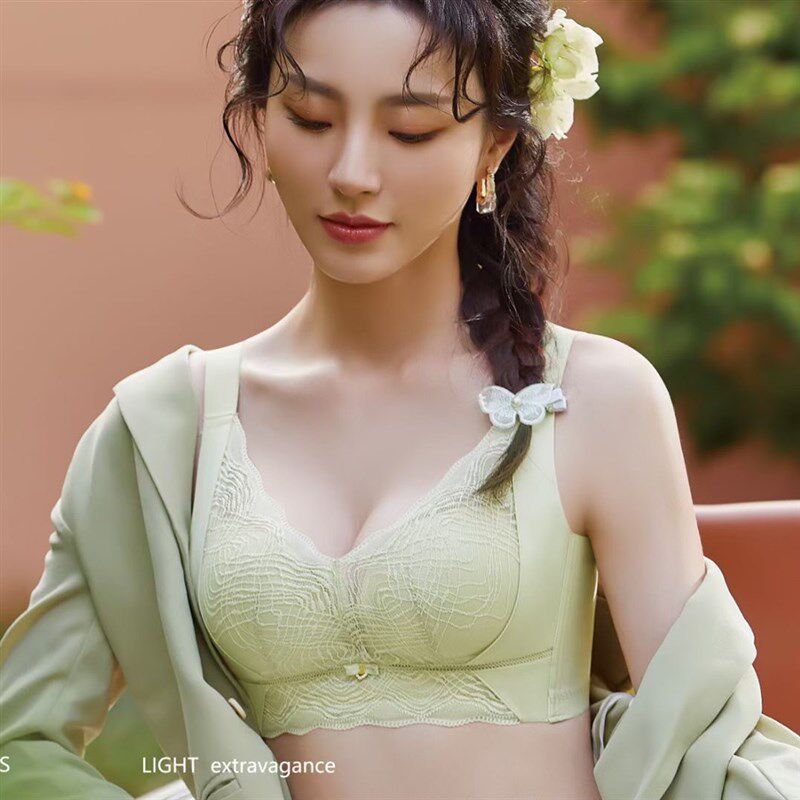 婵娟8821鸟调整型内衣s女小胸聚拢收副乳中厚款防下垂收副乳文胸