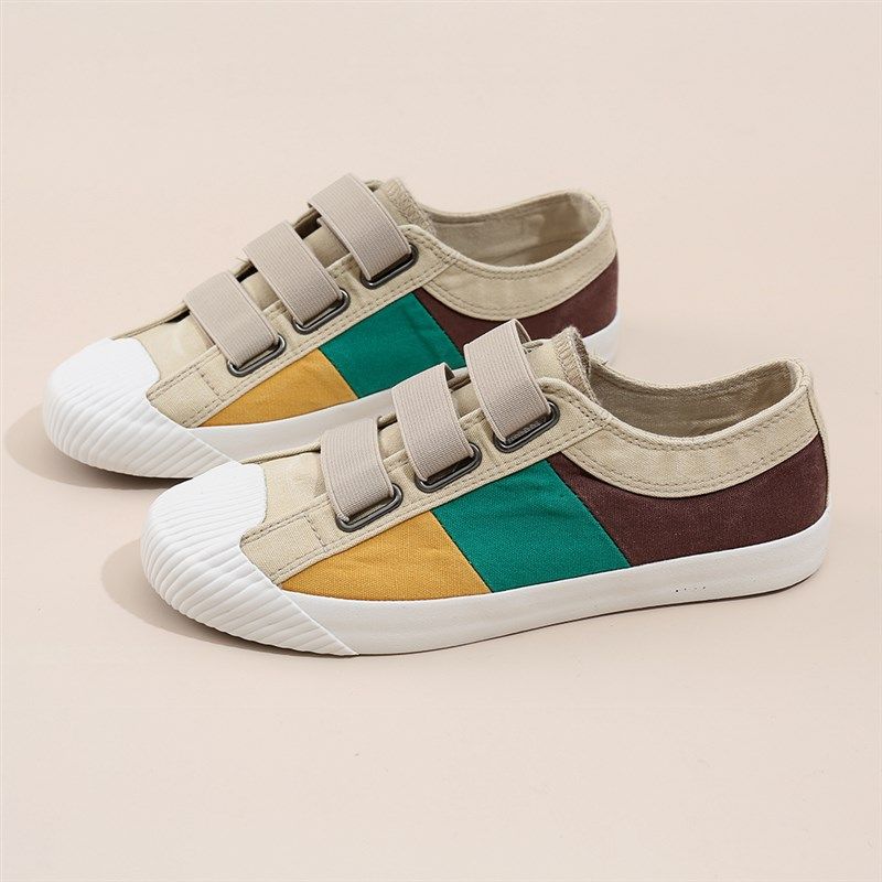 新款帆布鞋女一脚蹬m懒人鞋休闲水洗布鞋百搭低帮情侣款透气板鞋,女鞋,帆布鞋,淘宝优惠券,粉丝福利购,淘宝优惠卷