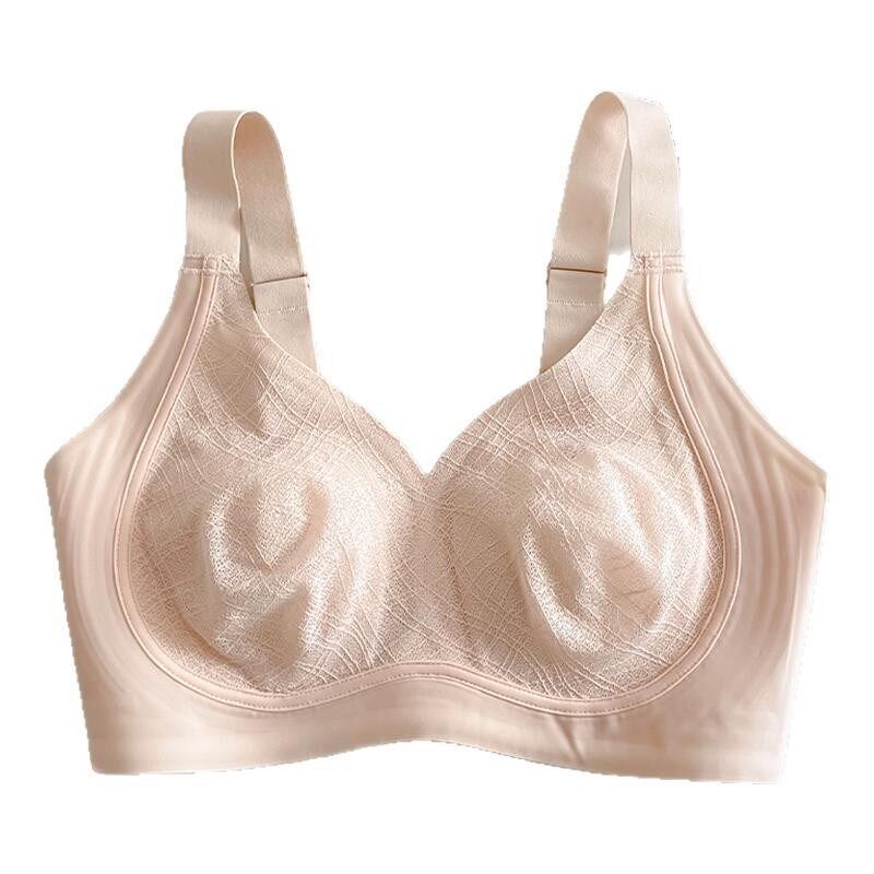 爆乳小超薄款大尺码内衣女大胸显A小聚拢收M副乳防下垂全罩杯文胸