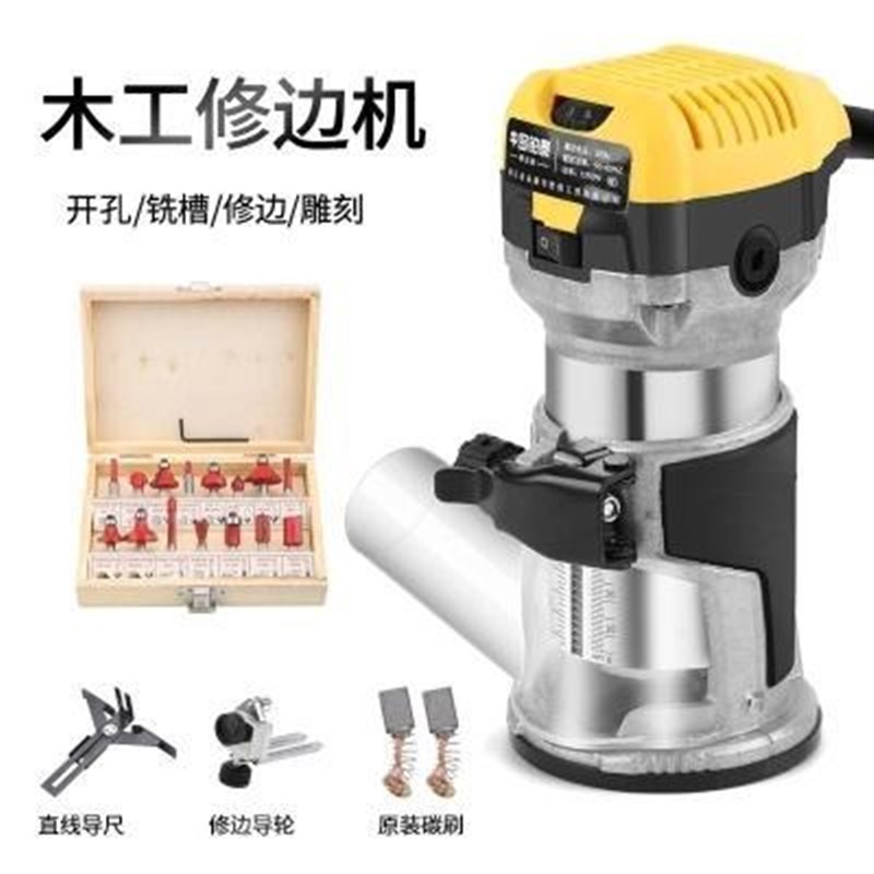 。修边机木工多功能倒装板小型装修雕刻折弯开P槽器锣机木门开料