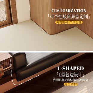 2025新型猫抓皮防污飘窗沙发定制D窗台软包坐垫靠背阳台垫子卡座