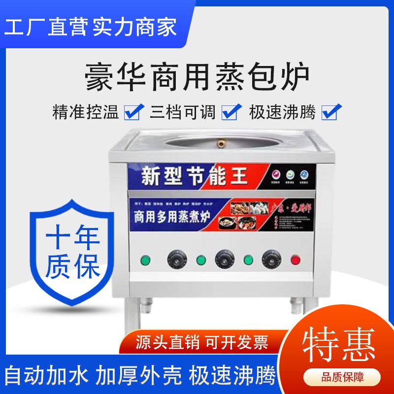蒸包炉商用早餐店多功能节能电y蒸炉燃气蒸包子机馒头小笼包蒸气