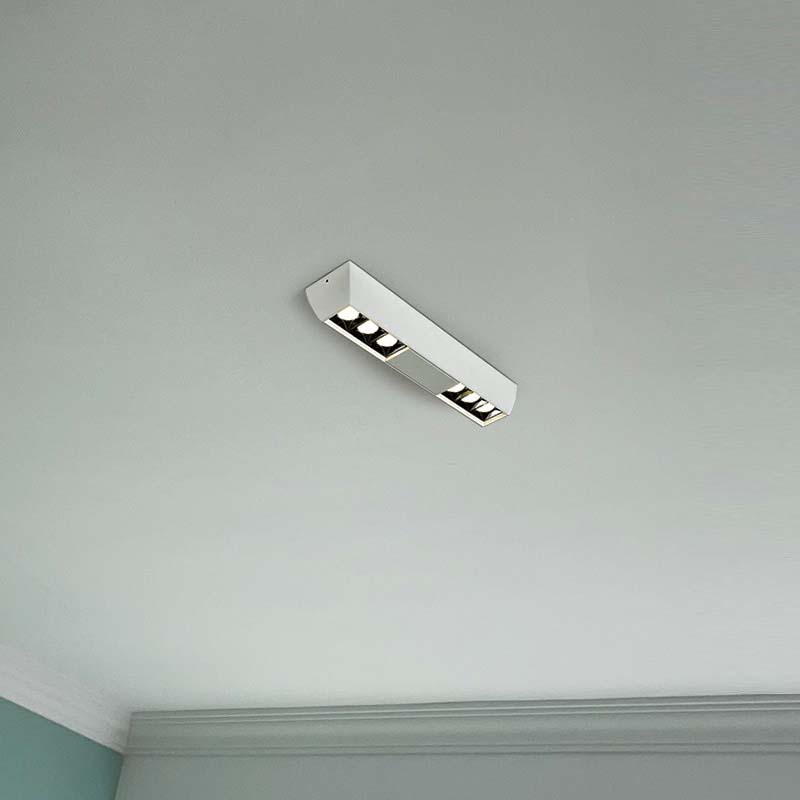 led明装射灯客厅餐厅玄关过道防眩无主灯家用筒灯条形简约吸顶灯