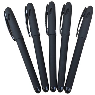 大老板大容量碳素笔粗头签字笔签名笔1.0mm黑色笔芯加粗商务笔