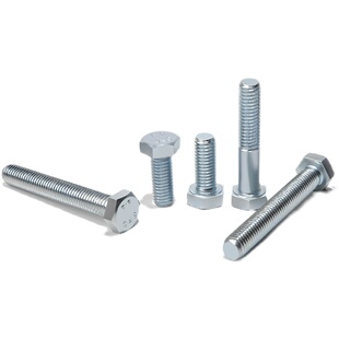 8.8级镀锌外六角螺丝平头六角螺栓M4M5M6M7M8M10M12M16M18M20M22