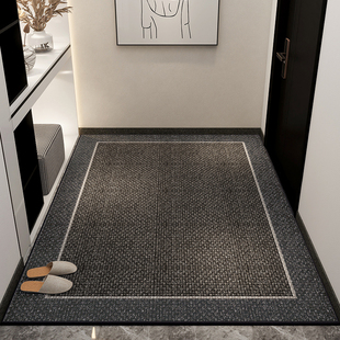 轻奢高级纯色客厅卧室地毯门垫进门口家用脚垫耐脏 入户门地垫法式