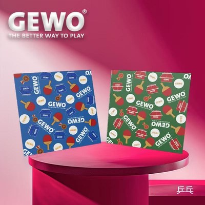 GEWO杰沃乒乓球套胶保护膜静电膜2片装胶皮护膜套胶保护膜防氧化