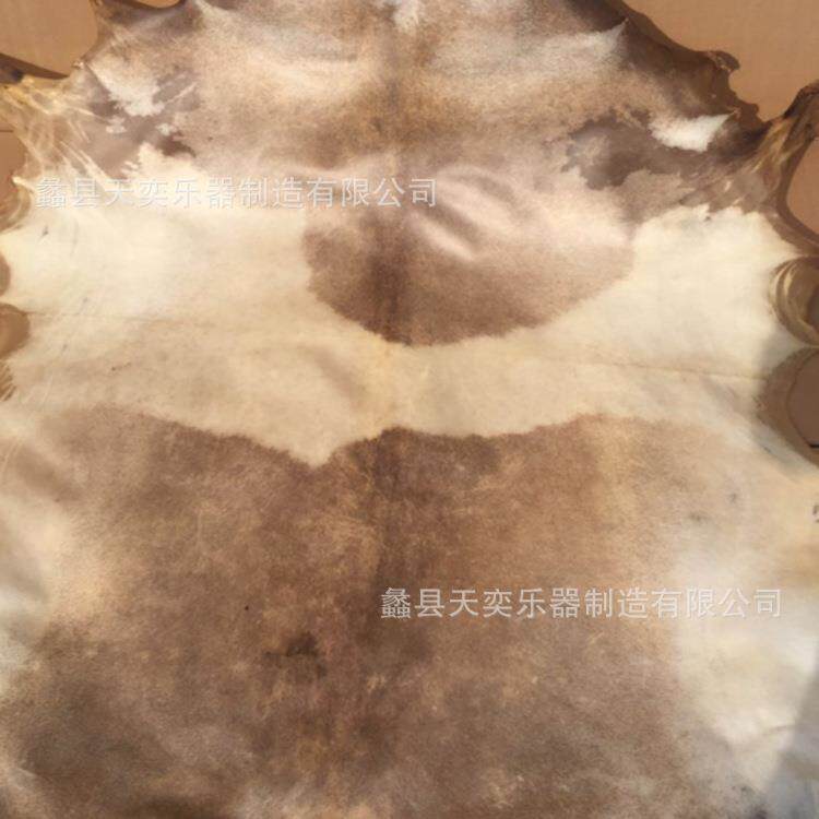高档山羊皮鼓皮整张加厚山羊皮鼓皮加厚鼓皮成年老山羊非洲鼓鼓皮