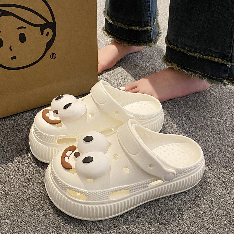 大眼睛洞洞鞋搞怪风格小