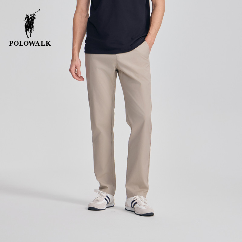 POLOWALK男式休闲裤2025秋夏裤新品百搭休闲裤男装商务直筒裤下装,男装,休闲裤,淘宝优惠券,粉丝福利购,淘宝优惠卷