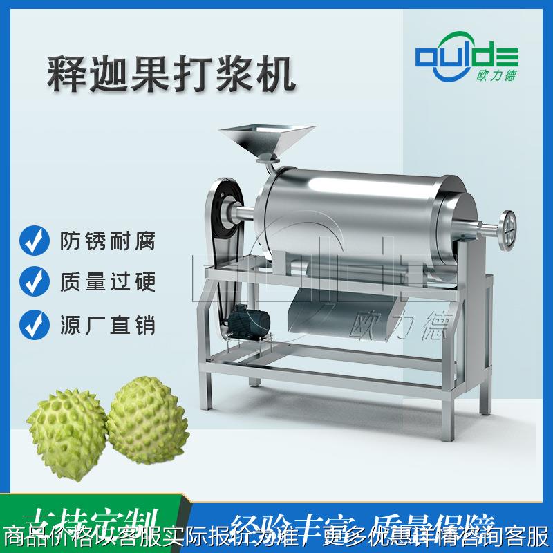 释迦果专用单道打浆机 出浆率98%以上 全自动连续作业 易清洗维护
