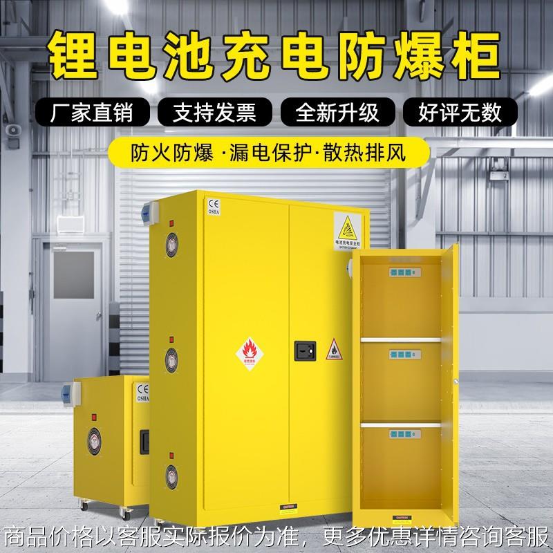 锂电池充电防爆柜工业充电防火化学品安全柜防爆柜危化品储存柜子