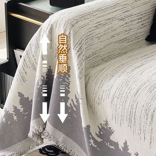 防猫抓沙发盖布巾轻奢级感防滑套罩四季 2024新款 通用坐垫毯发